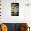 Premanand Ji Maharaj Premium Wall Hanging | MDF Wooden Spiritual Decor | Elegant Religious Frame for Home & Shop