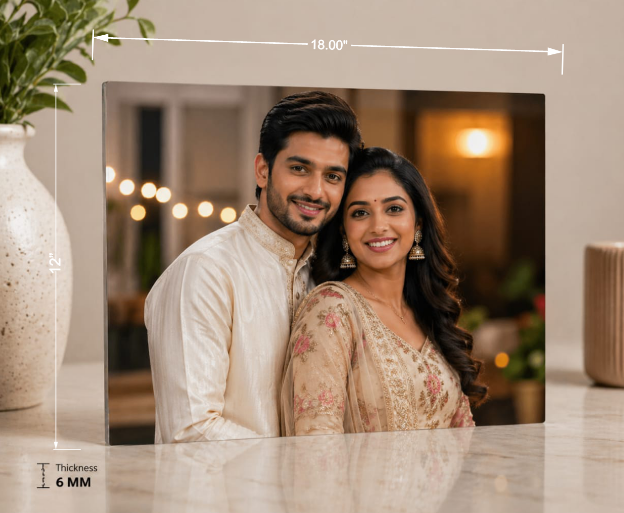 12x18 Acrylic Glossy Photo Frame,( Pack Of 1)